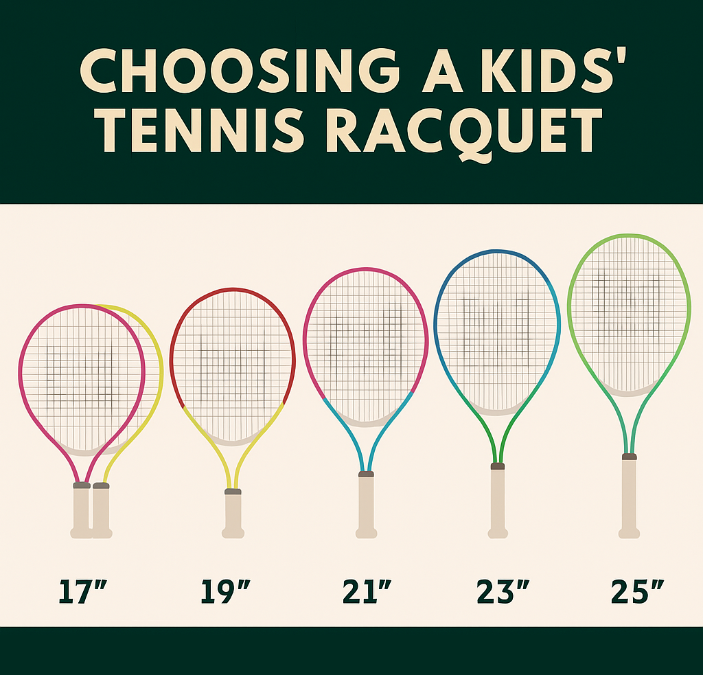 Junior racquet sizes chart